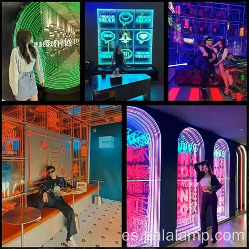 Neón RGB Astronauta 3D para jardín exterior